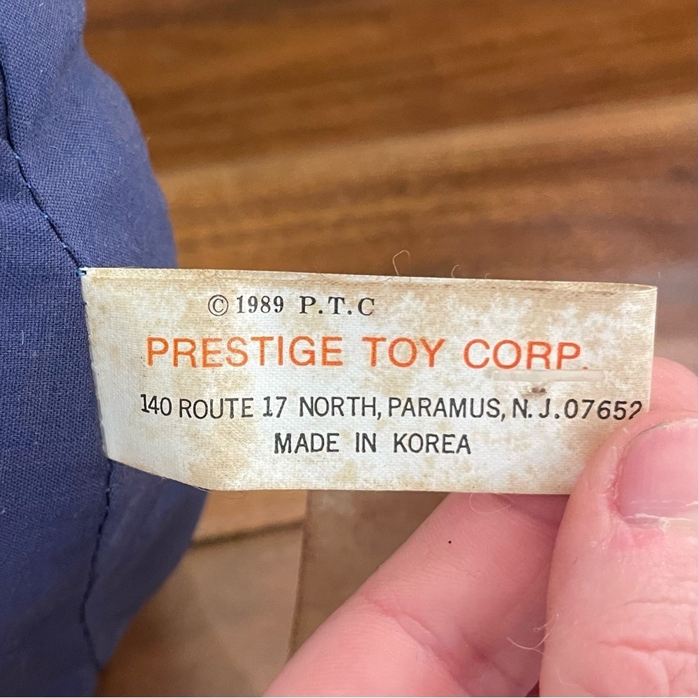 Vintage 1989 Prestige Toy Corp Toy Soldier Teddy Bear Plush 12” With Tags. - Picture 16 of 16